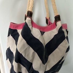 Striped Purse/Handbag